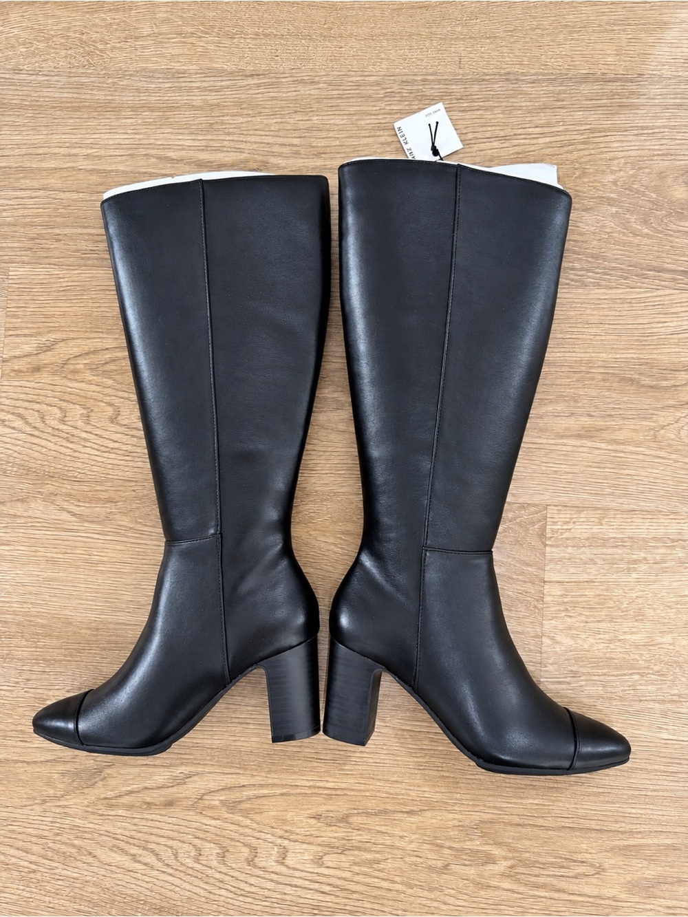 Anne Klein Womens Boots Aksawyer-W Heeled Knee High US 5,5 Black NWOB